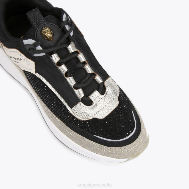 Kurt Geiger mujer zapatillas kensington londres 2LPR296 | calzados Gris oscuro